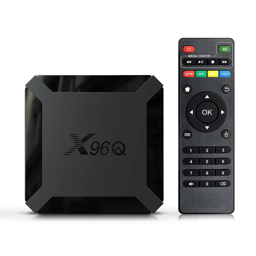 X96Q Android 10.0 Allwinner H313 Quad Core ARM Cortex A53 TV Set Box Support 4K 3D