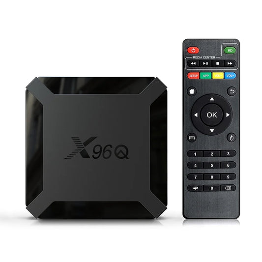 X96Q Android 10.0 Allwinner H313 Quad Core ARM Cortex A53 TV Set Box Support 4K 3D